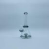 Spiral Circ Perc Rig Glass Bong - Green 10 "
