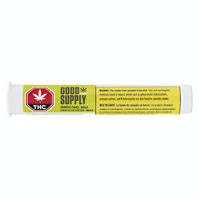 Good Supply - Grower's Choice Indica Pre-Roll Indica - 1x1g