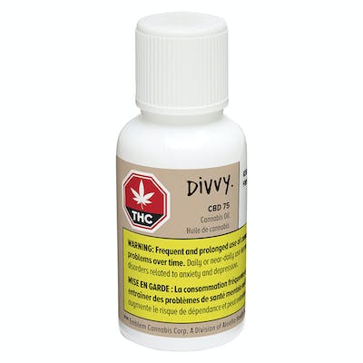Divvy - CBD 75 Oil - Blend - 30ml