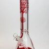 15.5" tree of life 7mm classic bong- red