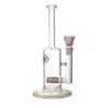 Envy Glass Pink Pop Rock Inline Waterpipe