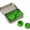 Dab Tool - Lit Silicone Concentrate Storage Tray Green