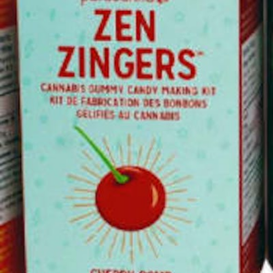 Zen Zingers Cannabis Gummy Candy Making Kit by Paracanna - Cherry